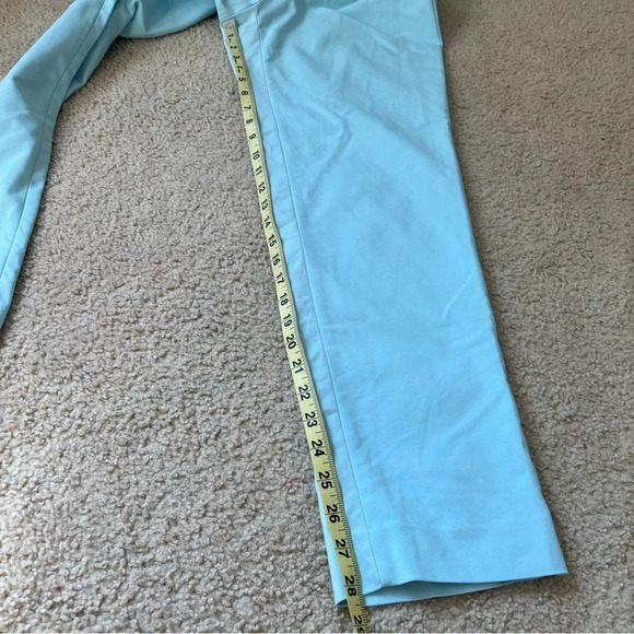 Anne Klein Women’s Light Blue High Rise Tapered Leg Career Office Trouser Pants - Picture 3 of 16